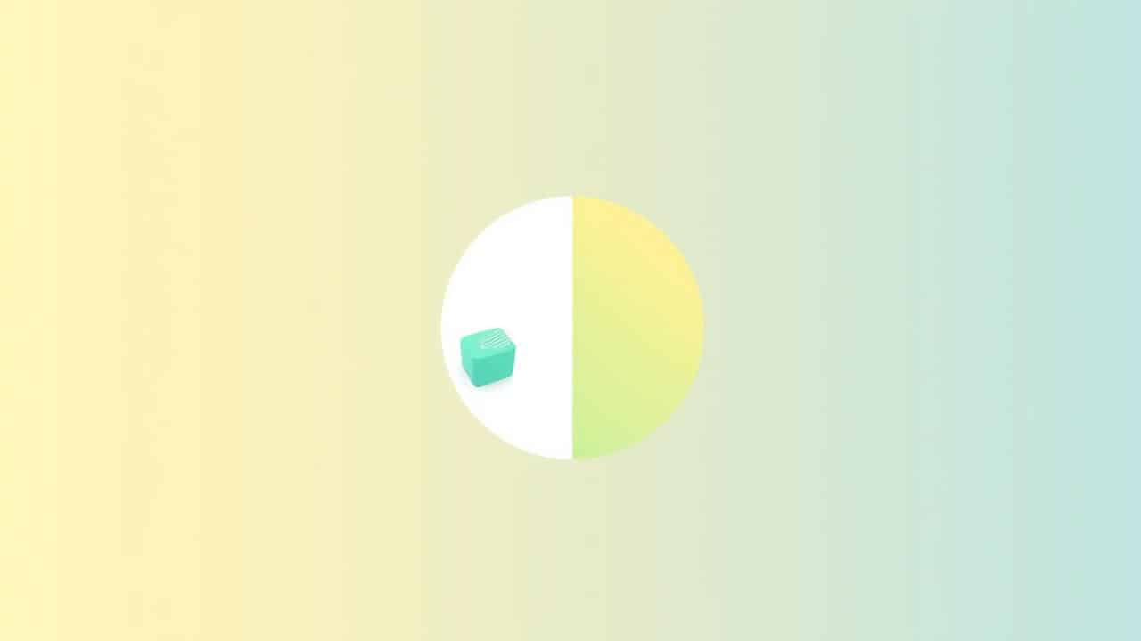 Ilustração abstrata de um relógio ou ciclo representando a alternância entre períodos de jejum e alimentação no Jejum Intermitente.