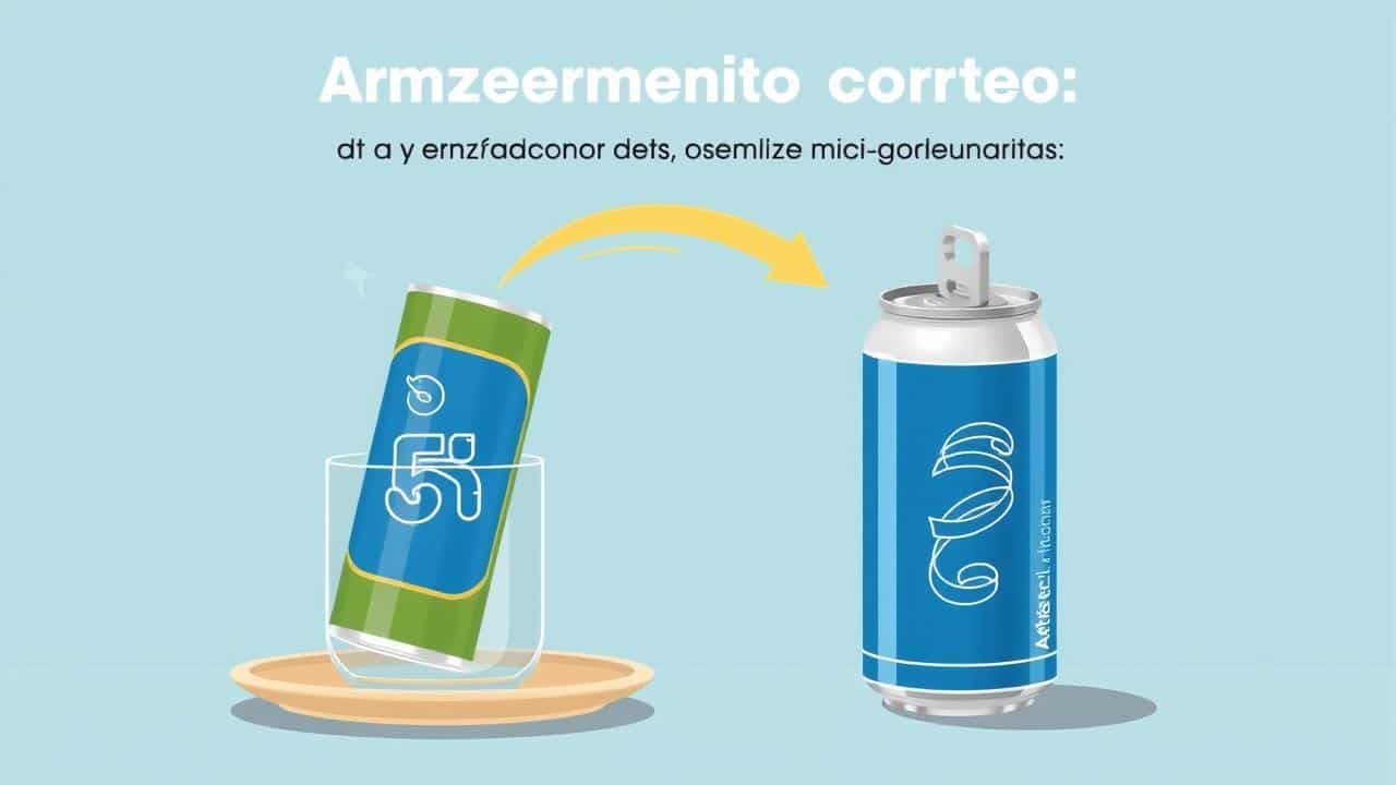 Ilustração visual das diretrizes corretas para o armazenamento da caneta de Ozempic, antes e após o uso.