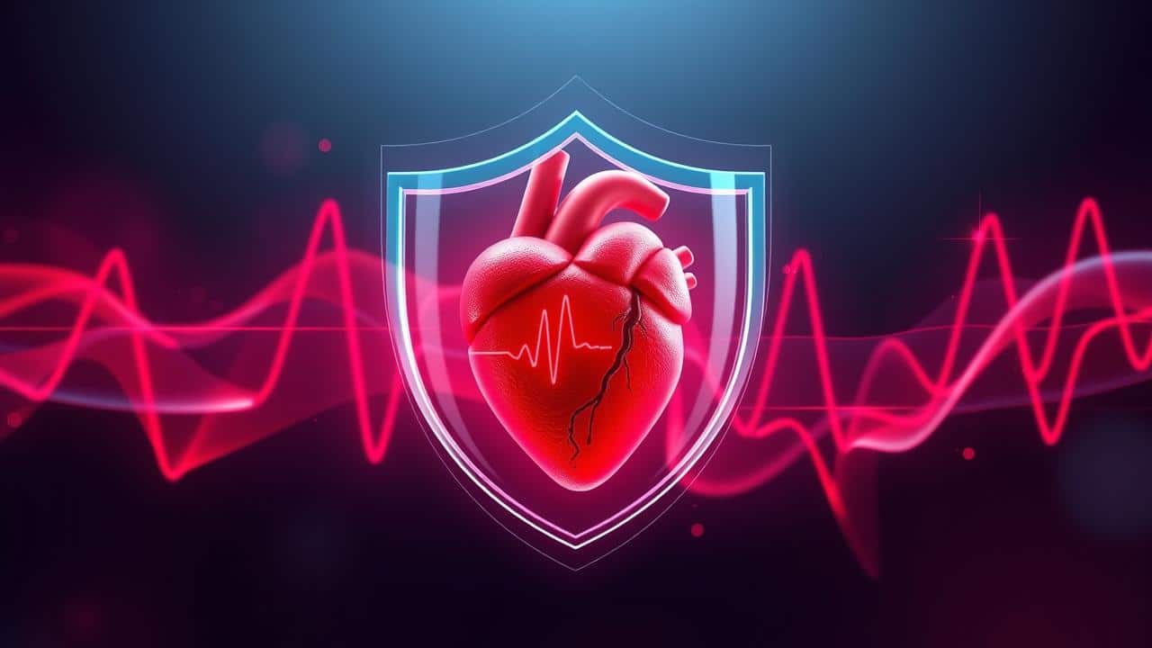 Coração com escudo: benefício cardiovascular