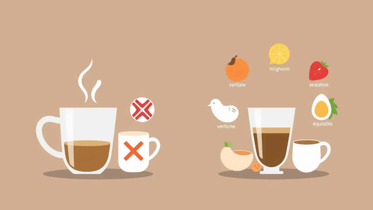 Ilustração: Mitos e verdades sobre café da manhã.