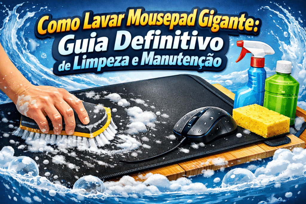 Como Lavar Mousepad Gigante: Guia Definitivo de Limpeza e Manutenção