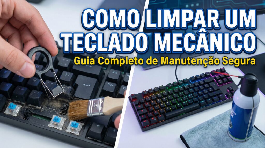 Como Limpar Teclado Mecânico: Guia Completo de Manutenção Segura