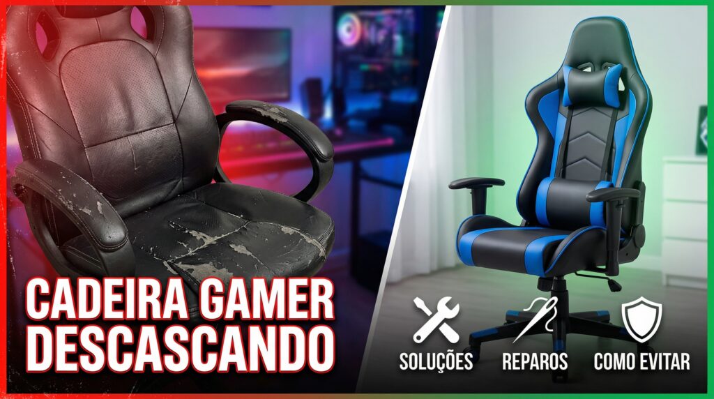 Cadeira Gamer Descascando: Soluções, Reformas e Como Evitar