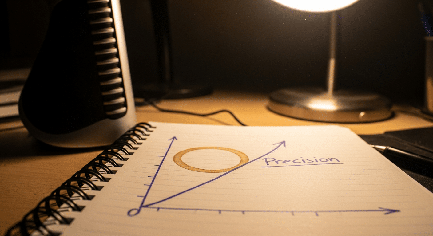 Mouse Vertical Ergonômico: Análise de 30 Dias e Guia Completo 7 Gráfico visual mostrando a curva de aprendizado de precisão ao longo de 4 semanas de uso