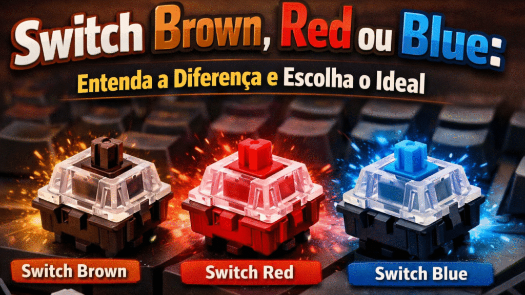 Switch Brown, Red ou Blue: Entenda a Diferença e Escolha o Ideal