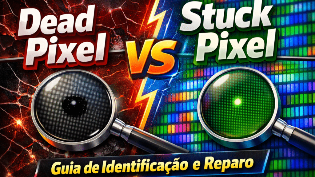 Dead Pixel vs Stuck Pixel: Guia de Identificação e Reparo