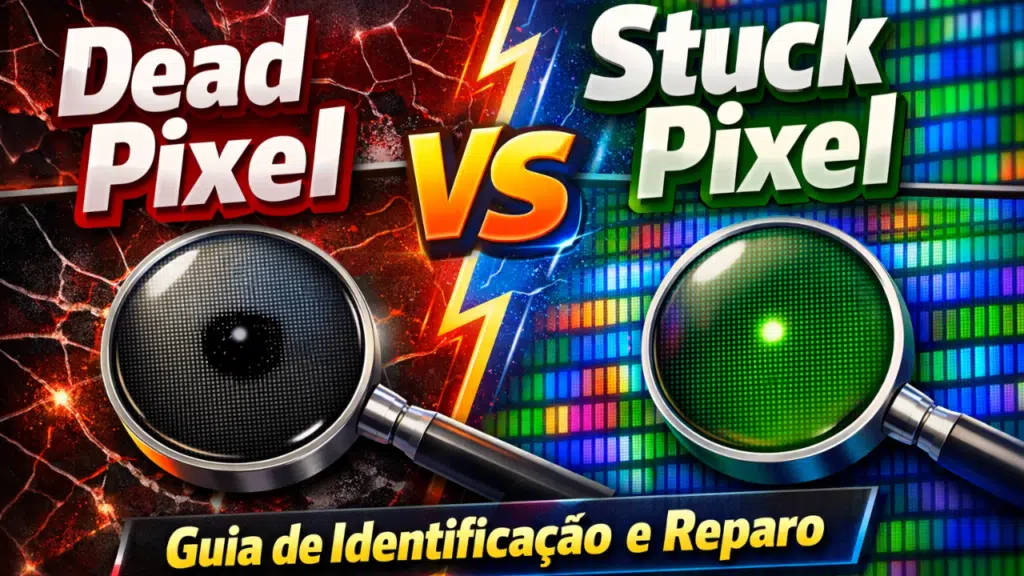 Dead Pixel vs Stuck Pixel: Guia de Identificação e Reparo