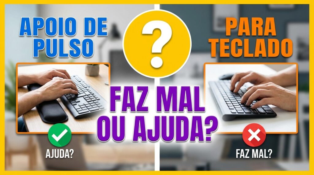 Apoio de Pulso para Teclado