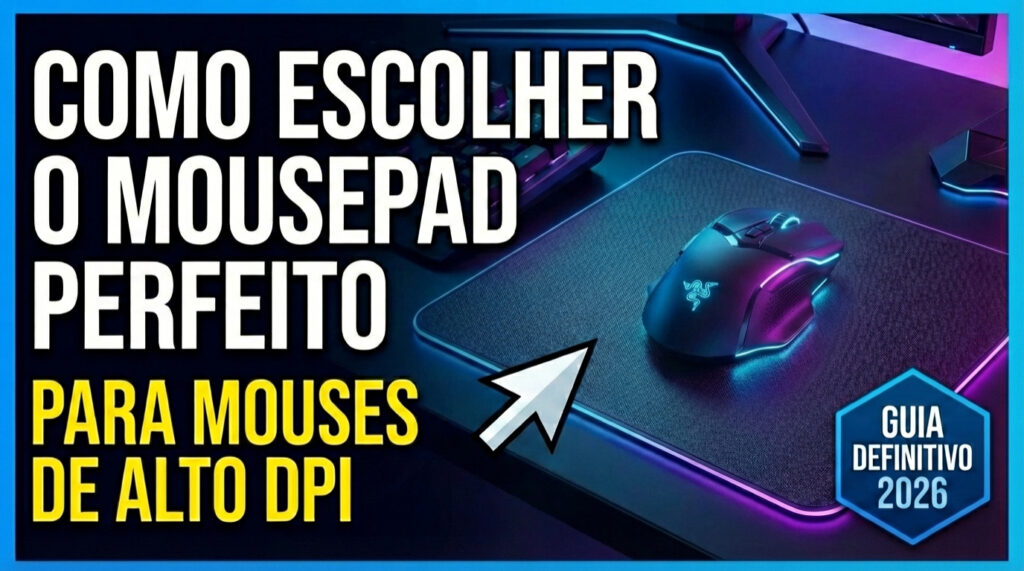 Como Escolher o Mousepad Perfeito para Mouses de Alto DPI Guia Definitivo 2026