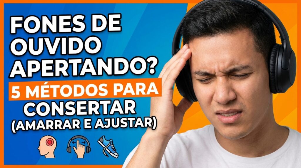 Fone de Ouvido Apertando a Cabeça? 5 Métodos para Resolver (Lacear e Ajustar)