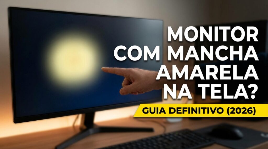 Monitor com Mancha Amarela na Tela? Guia Definitivo (2026)