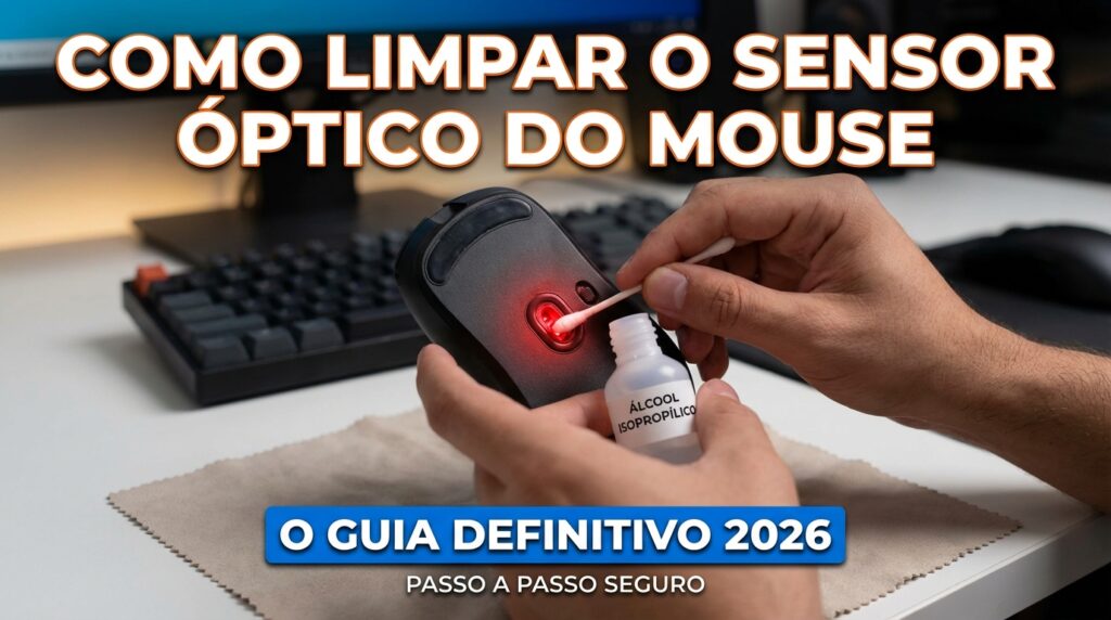 Como Limpar o Sensor Óptico do Mouse Corretamente: O Guia Definitivo 2026