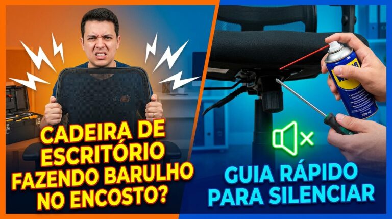 Cadeira de Escritório Fazendo Barulho no Encosto? Guia Rápido Para o Silêncio