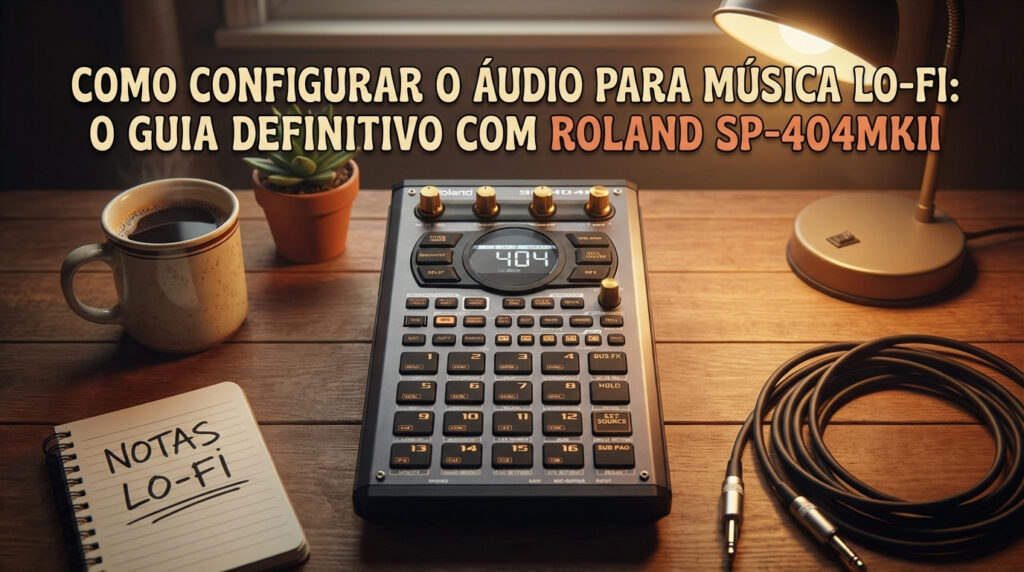 Como Configurar Áudio para Música Lo-Fi: O Guia Definitivo com Roland SP-404MKII